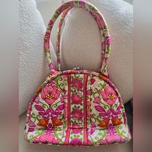 Vera Bradley, Eloise Kiss Lock Shoulder Bag,  Folkloric Design